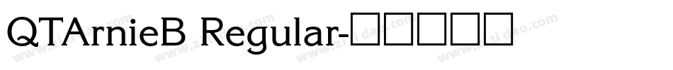 QTArnieB Regular字体转换
